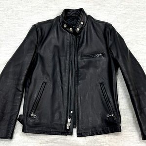 Schott NYC Leather Motorcycle Jacket Size 34/XS. Excellent Condition